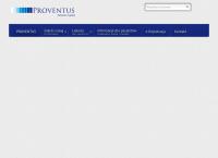 Strona internetowa z Proventus. NZOZ