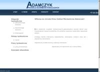 Strona internetowa z Zakład Mechaniczny. Leon Adamczyk