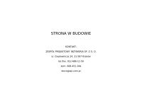 Strona internetowa z Inżynieria. Sp. Z O.o.