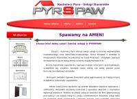 Strona internetowa z Pyrspaw