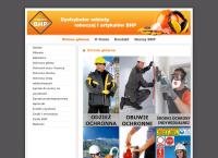 Strona internetowa z Strefa Bhp Agnieszka Kieraga