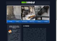 Strona internetowa z Dobreizolacje.pl