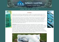 Strona internetowa z Firma Szklarska Proglass