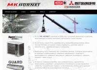 Strona internetowa z Mk Hornet