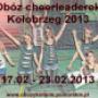 Zajęcia cheerleaderek podczas zimowiska Kołobrzeg