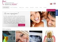 Strona internetowa z Dental Point - Centrum Stomatologii - Rojewski d.