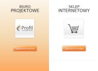 Strona internetowa z Biuro Projektowe Profil