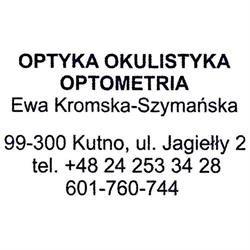 ZAKŁAD USŁUG OPTYCZNYCH EWA KROMSKA-SZYMAŃSKA