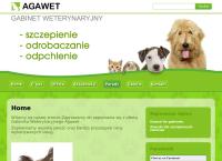 Strona internetowa z Gabinet Weterynaryjny Agawet