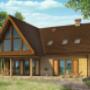 projekt domu drewnianego z bali