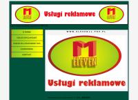 Eleven. Reklama zewnętrzna, reklama na pojazdach, sztukateria