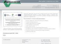 Strona internetowa z Energocenter Sp. z o.o.