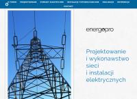 Energopro. Projektowanie i wykonawstwo sieci i instalacji elektrycznych. Strojny M.