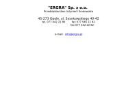 Ergra sp. z o.o. Przedsiębiorstwo Inżynierii Środowiska