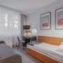 One single bed and sofa