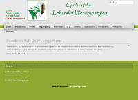 Strona internetowa z Opolska Okręgowa Izba Lekarsko-Weterynaryjna