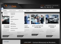 Strona internetowa z GRUPA LISIECKI - LCM Corp Sp. z o.o.