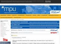 Strona internetowa z Miejska Pracownia Urbanistyczna