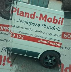 Pland-Mobil. Plandeki