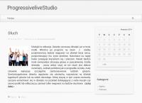Strona internetowa z Progressive Live Studio s.c.