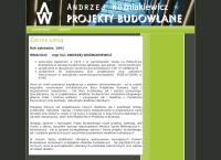 Woźniakiewicz Andrzej. mgr inż. Projekty budowlane