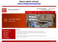 Strona internetowa z FPUH Promeb - Studio Mebli Kuchennych