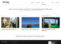Strona internetowa z Rival Group