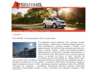 Strona internetowa z Sentinel Technology Artur Błąkała