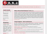 Strona internetowa z T.A.A.J. S.C. AlicjaTabaszewska, Jerzy Tabaszewski