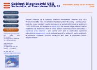 Strona internetowa z Gabinet Diagnostyki USG lek. med. Piotr Michnowski