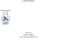Strona internetowa z Was Car