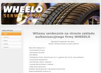Strona internetowa z Wheelo. Serwis Opon