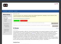 Strona internetowa z Help Desk