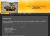 Strona internetowa z Tirso Sp. Z O.o.