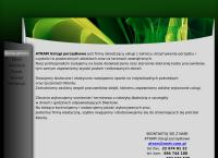 Strona internetowa z Atram Usługi