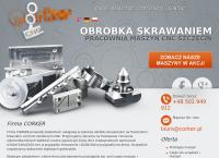 Strona internetowa z Corker