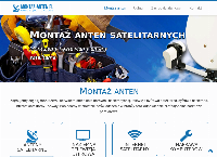 Strona internetowa z Anteny, montaż, ustawianie sygnału, Cyfrowy Polsat, nc+, Orange, www.montaz-anten.eu