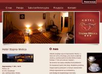 Strona internetowa z Hotel Stajnia Wolica