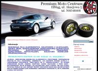 Strona internetowa z Wulkanizacja regeneracja felg malarnia proszkowa Premium Moto