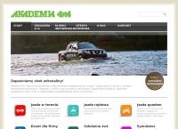 Strona internetowa z Akademia 4x4 Krzysztof Dejewski