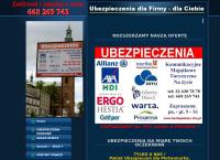 Strona internetowa z Agencja Ergo Hestia Piekary Śląskie