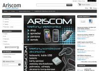 Strona internetowa z Ariscom