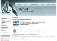 Strona internetowa z Citynet