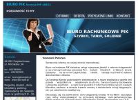Strona internetowa z Biuro Rachunkowe Pik Katarzyna Pepłowska
