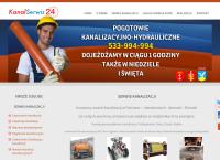 Strona internetowa z Kanal-Serwis