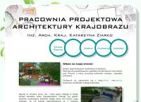 Strona internetowa z Pracownia Projektowa Architektury Krajobrazu | Katarzyna Ziarko