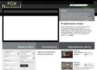 Strona internetowa z Nieruchomości Fox