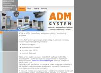 Strona internetowa z Adm-System