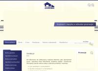 Strona internetowa z Gardbis
