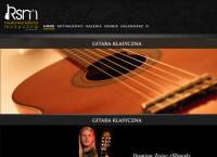 Strona internetowa z Rockowa Szkoła Muzyczna